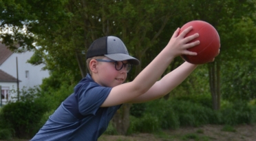 Sportunterricht an der Siegmund Crämer Schule